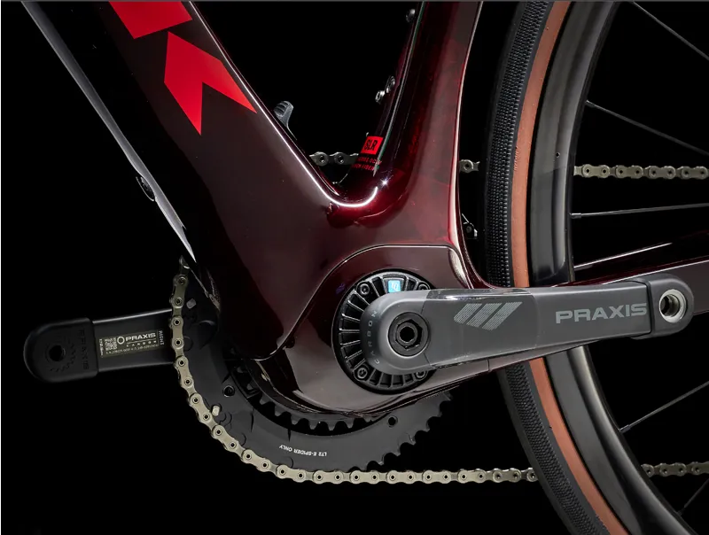 Trek Domane+ SLR 9 Electric Road Bike 2025 in Carbon Red Smoke-7